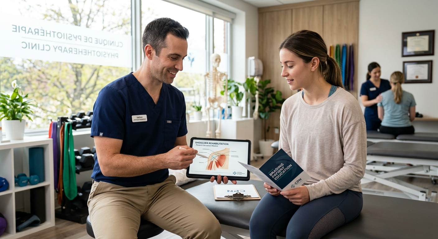 Professional image for Branding Patient Education for Physiotherapy